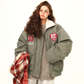 Retro Lambswool Collar Cotton Jacket WDZ0039