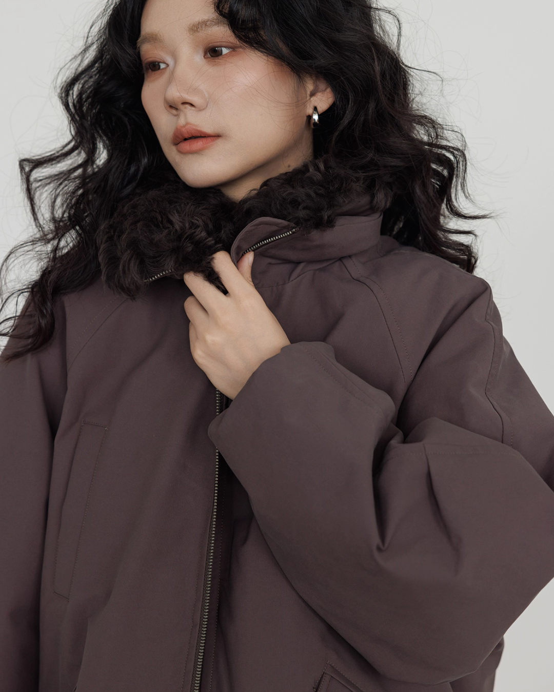 Wool Collar Vintage Jacket VAS0173