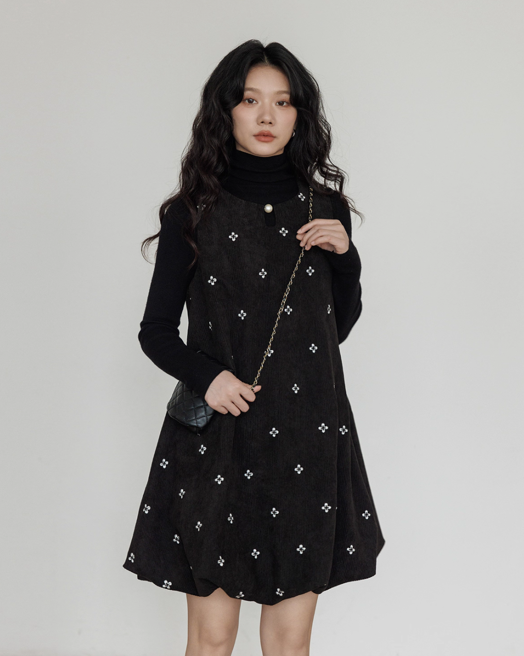 Round Neck Vest Dress VAS0171