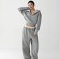 Half Zip Hoodie / Wide Sweatpants ACS0285