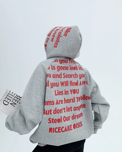 Back Logo Big Silhouette Hoodie YLS0392