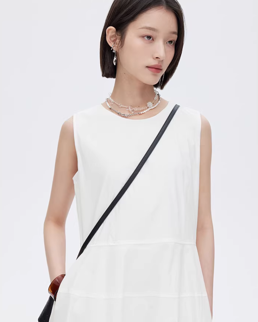A-Line Sleeveless Tank Dress SHN0039