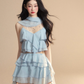 Chiffon Ruffle Tops / Chiffon Skirts LAS0019
