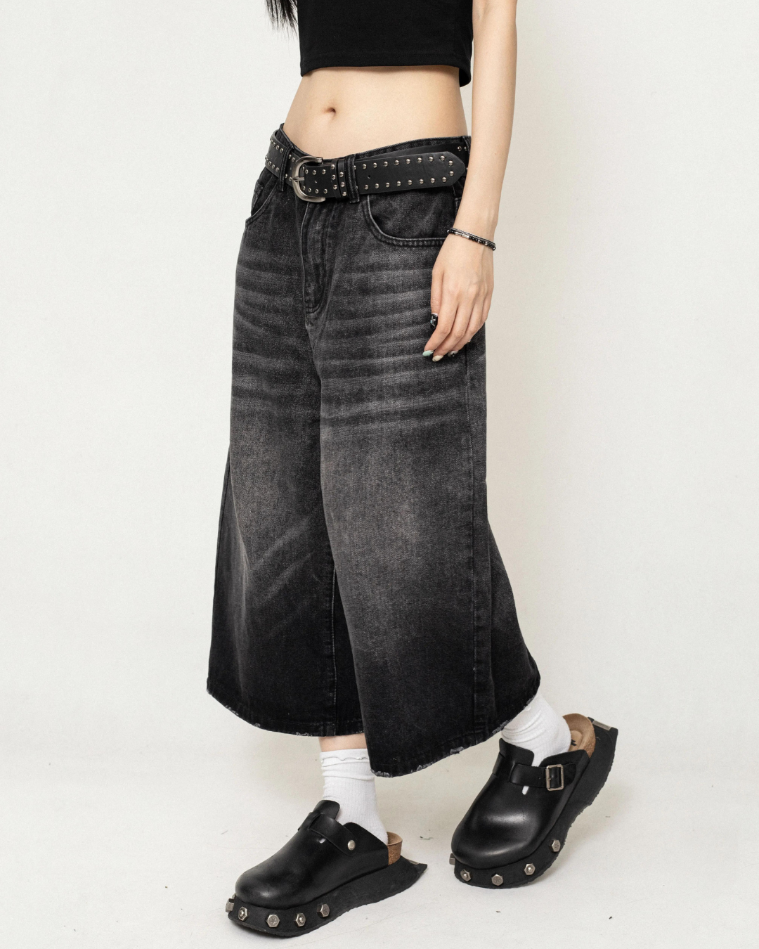 Overwide Half Denim Pants ZRS0067