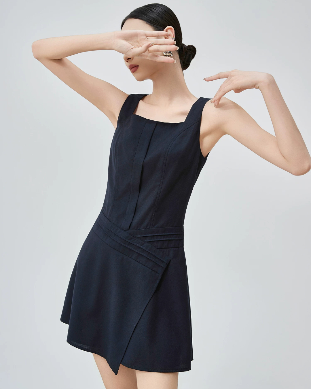Square Neck Mini Dress FER0218