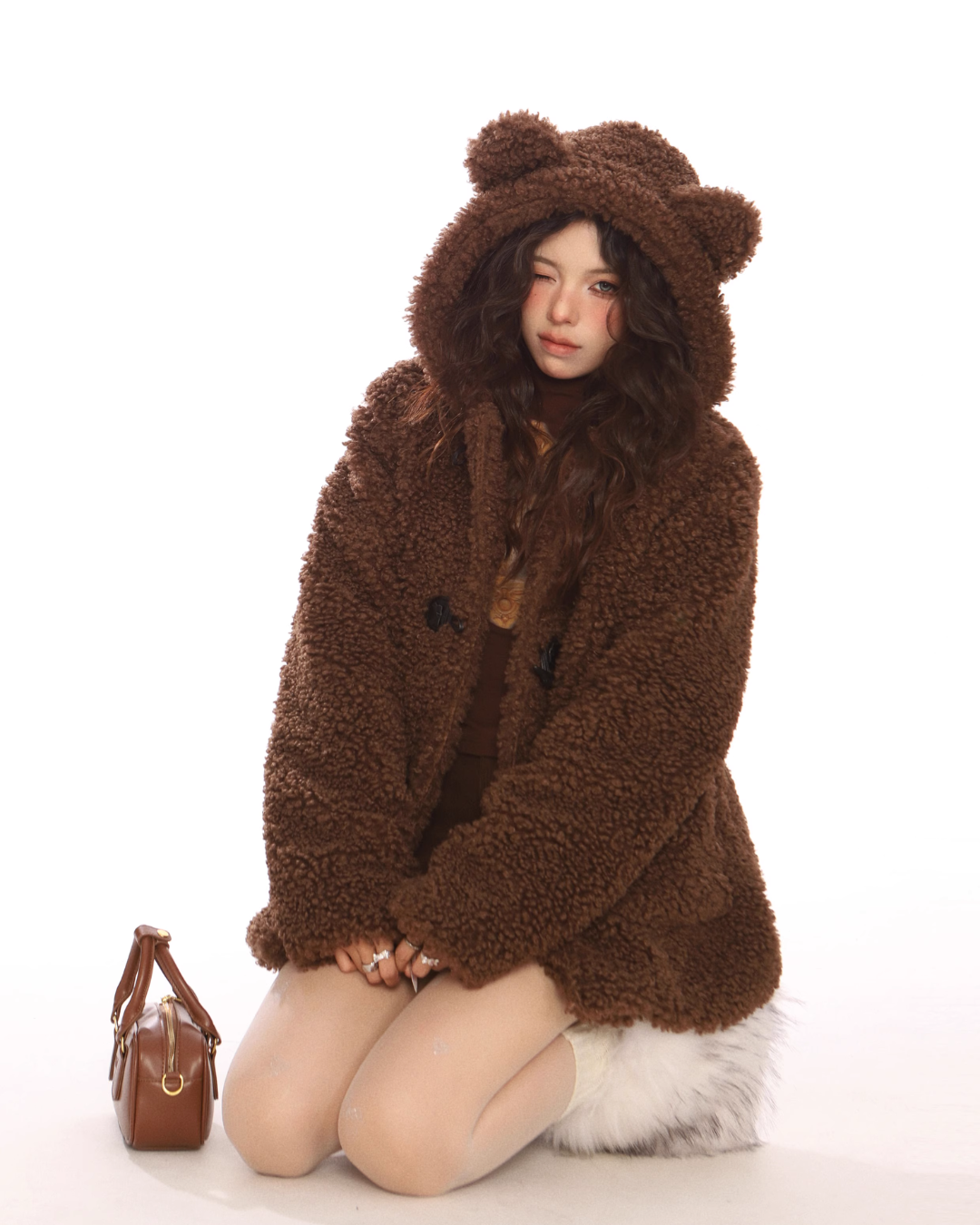 Bear Fluffy Boa Jacket BGS0008