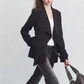 Big Collar Long Sleeve Jacket SPY0025