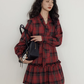 Vintage Plaid Dress VAS0186