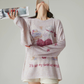 Graphic Oversized Long-Sleeve T-Shirt FER0230