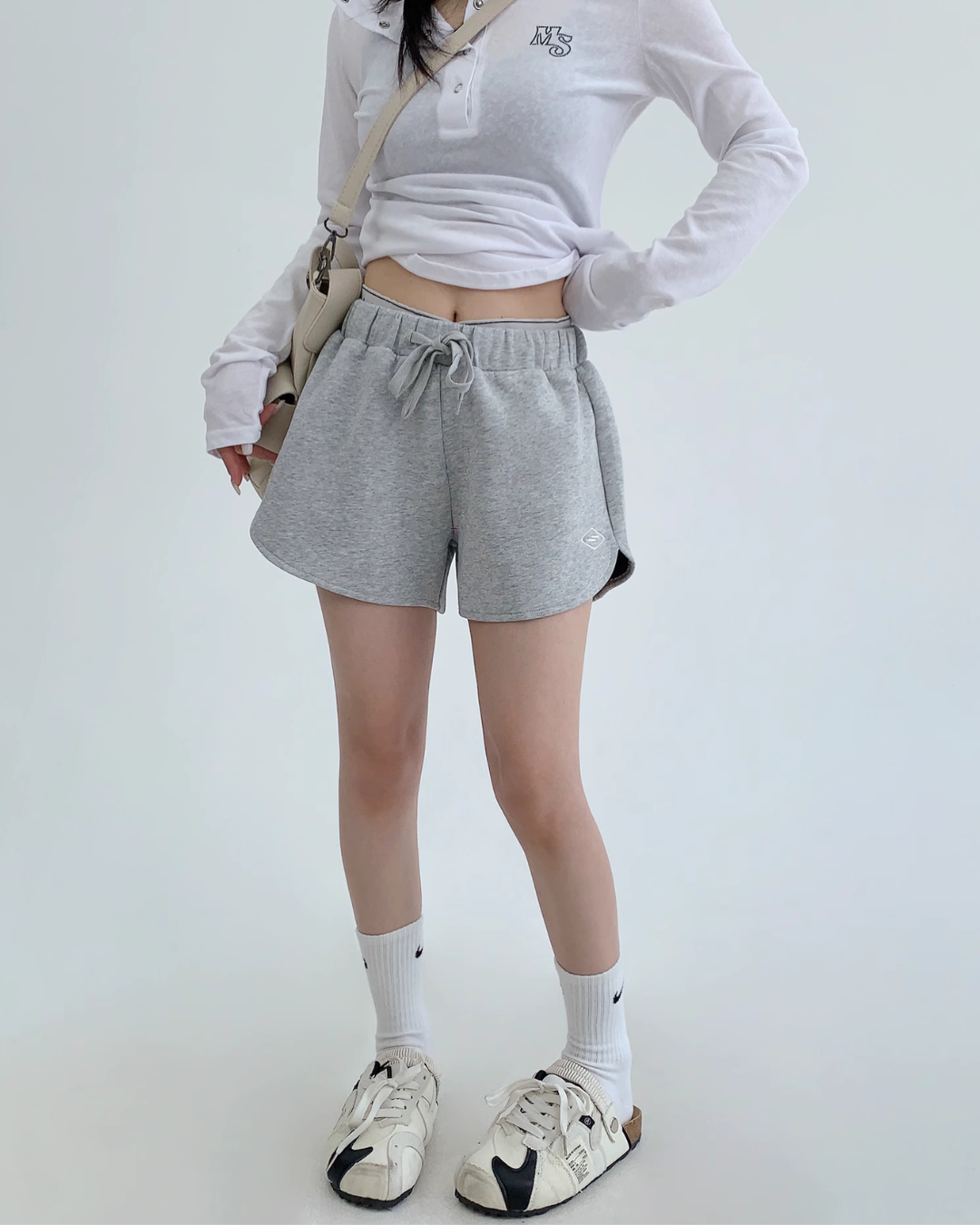 Logo Printed Sweat Shorts YLS0870