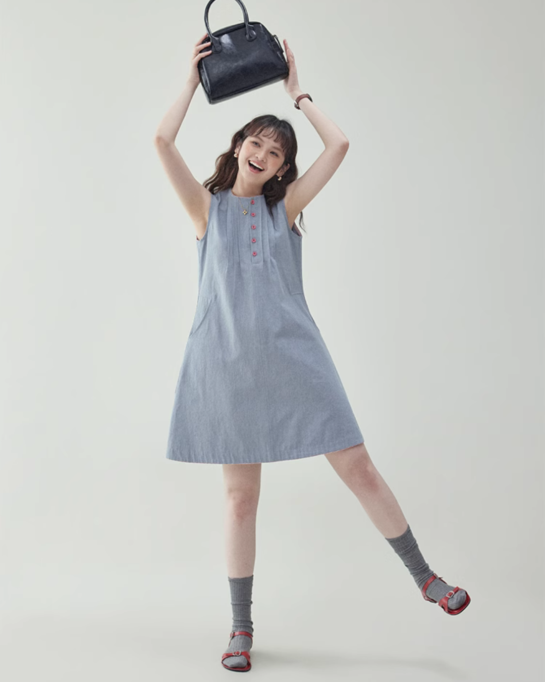 Cotton Jumper Skirt AMU0005