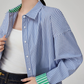 Blue Striped Long-Sleeve Shirt FER0182