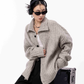 Stand Collar Knit Cardigan ICM0098