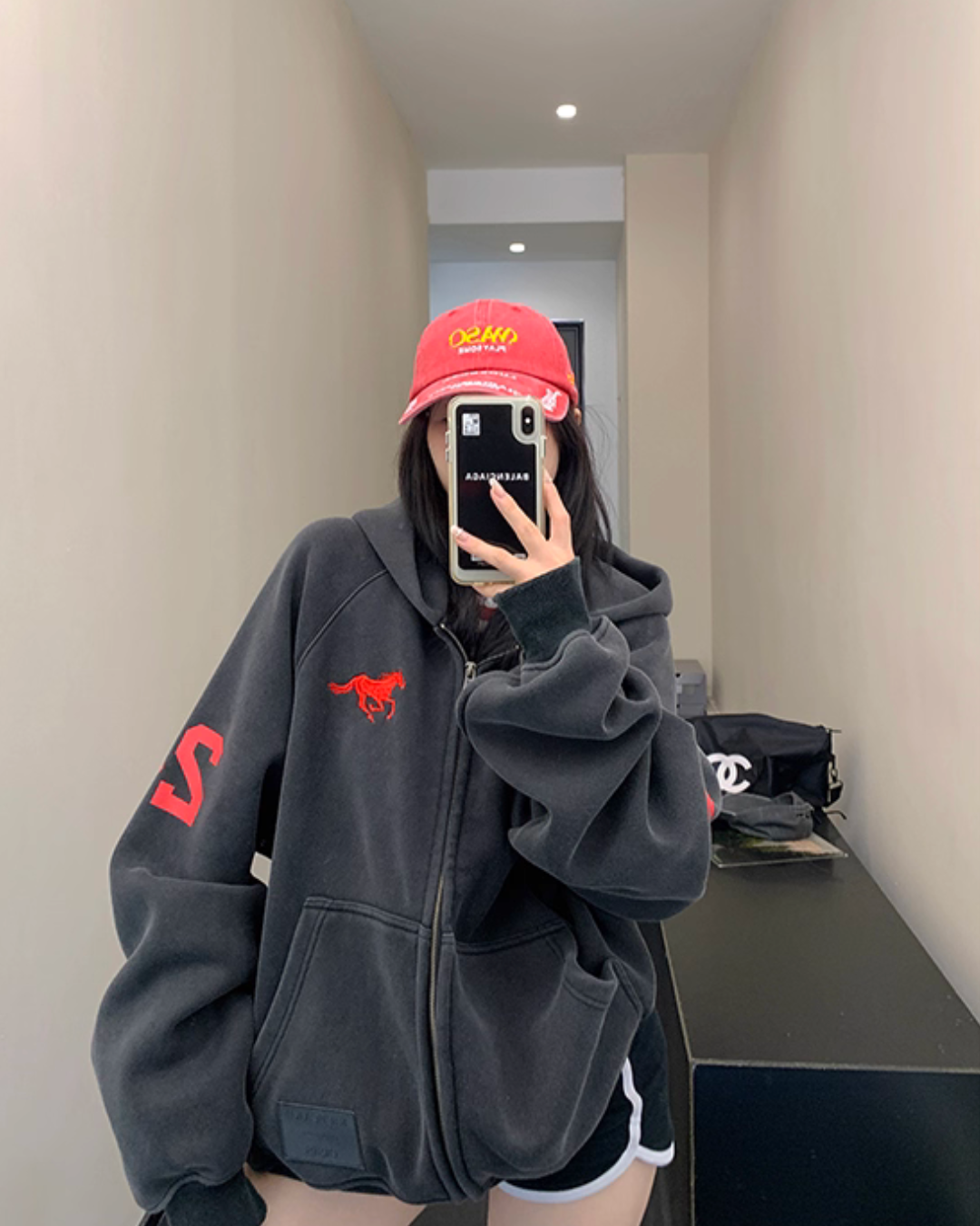 Vintage Loose Zip Hoodie YLS0928