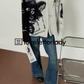 Cat Double Zip Knit LLA0522