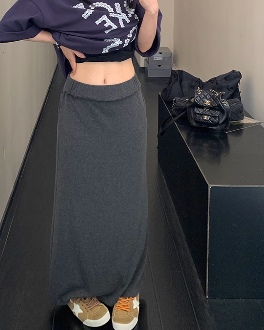 Sweat Long Skirt YLS0917