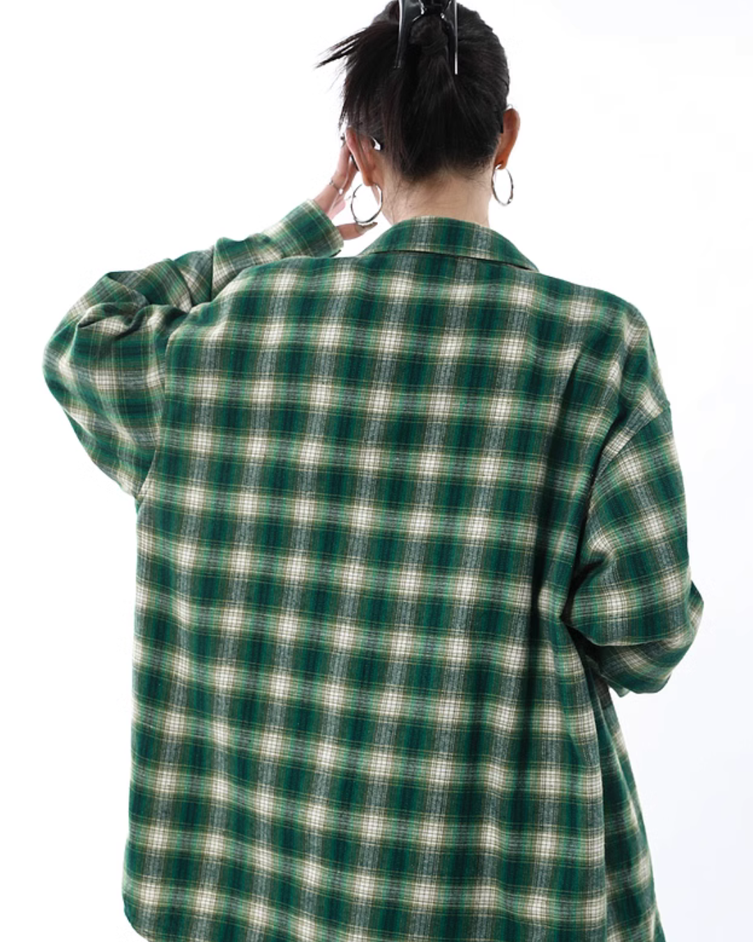 Vintage Casual Check Shirt ICM0033