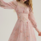 Retro Pink Girly Dress SNT0009