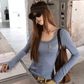 U-Neck Pocket Long Sleeve T-Shirt WWP0005