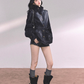 Retro Oversized Leather Jacket LAS0048