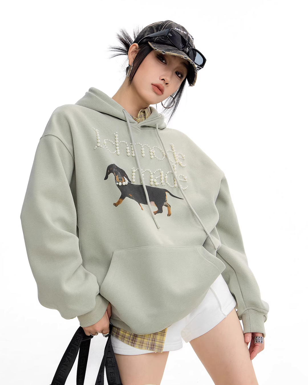 Dog Pearl Logo Sweat Hoodie ICM0090