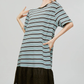Mixed Material Casual Dress FER0337
