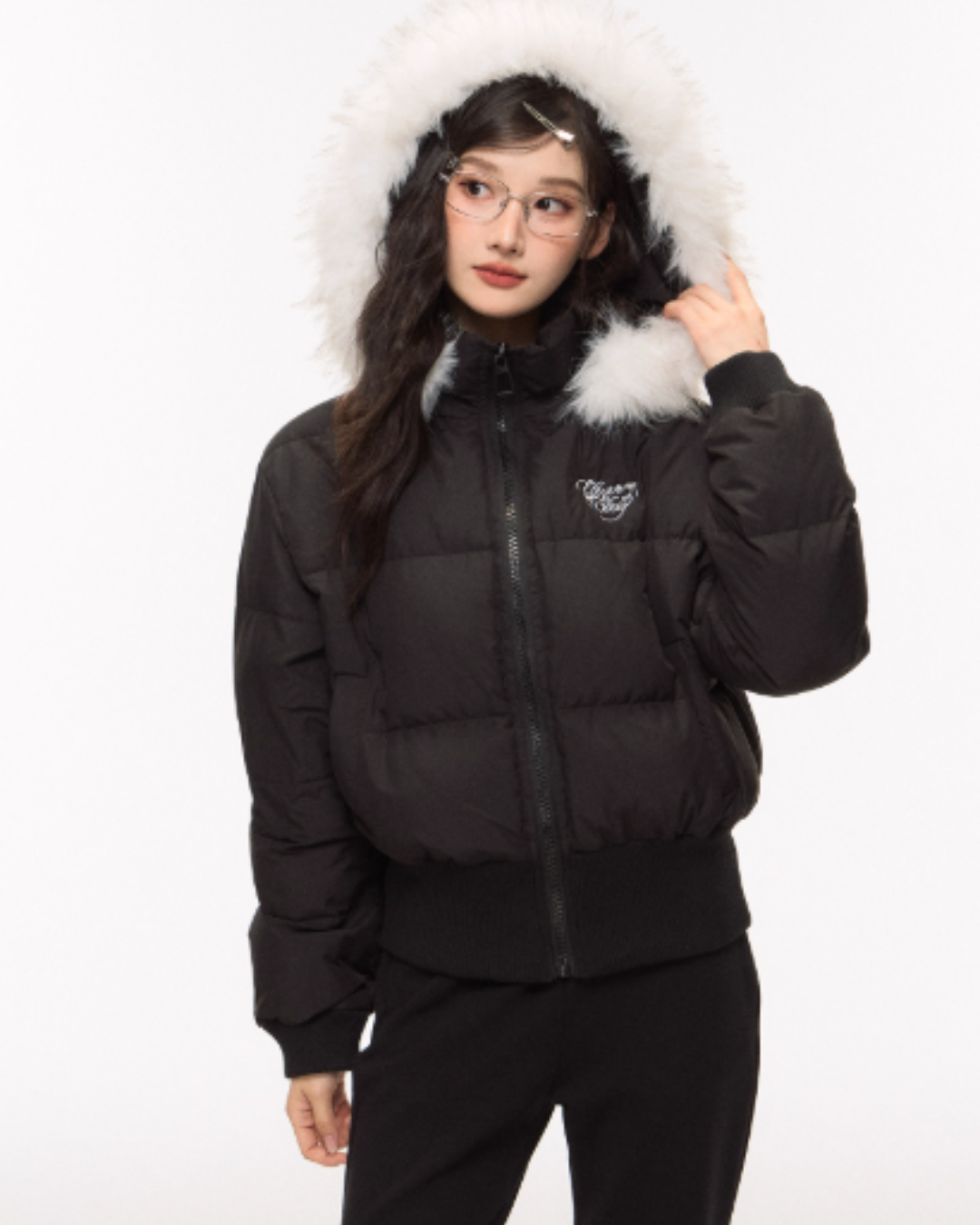 Fur Down Jacket / Flare Pants ELS0010