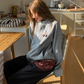 Waffle Badge Fleece-Lined Hoodie CYE0104