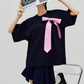 Big Ribbon Oversized T-Shirt FER0332