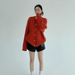 Round Neck Cable Knit Cardigan YLS0978