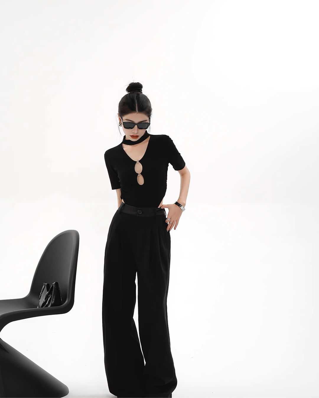 High Waisted Wide Pants SRS0284