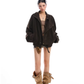 Suede Fleece Stand Collar Jacket BGS0045