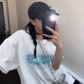 Glitter Logo Short Sleeve T-Shirt YLS0840