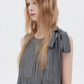 Twill Texture Switch Gather Dress SHN0043