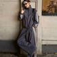 Vintage Plaid Stand Collar Jacket / Casual Pants WWP0017