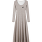 High-Neck Knit Top / Mini Skirt / Tight Long Dress / High-Neck Long Sleeve T-Shirt WEO0070