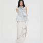 Stripe Long Bow Tie Top  PUC0018