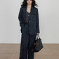 Linen Oversized Casual Jacket/Wide Pants VAS0181