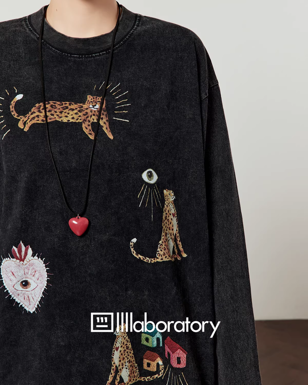 Leopard Print Long Sleeve / Leopard Print Mini Skirt LLA0603