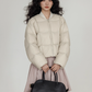 Crew Neck Short Puff Jacket VAS0176