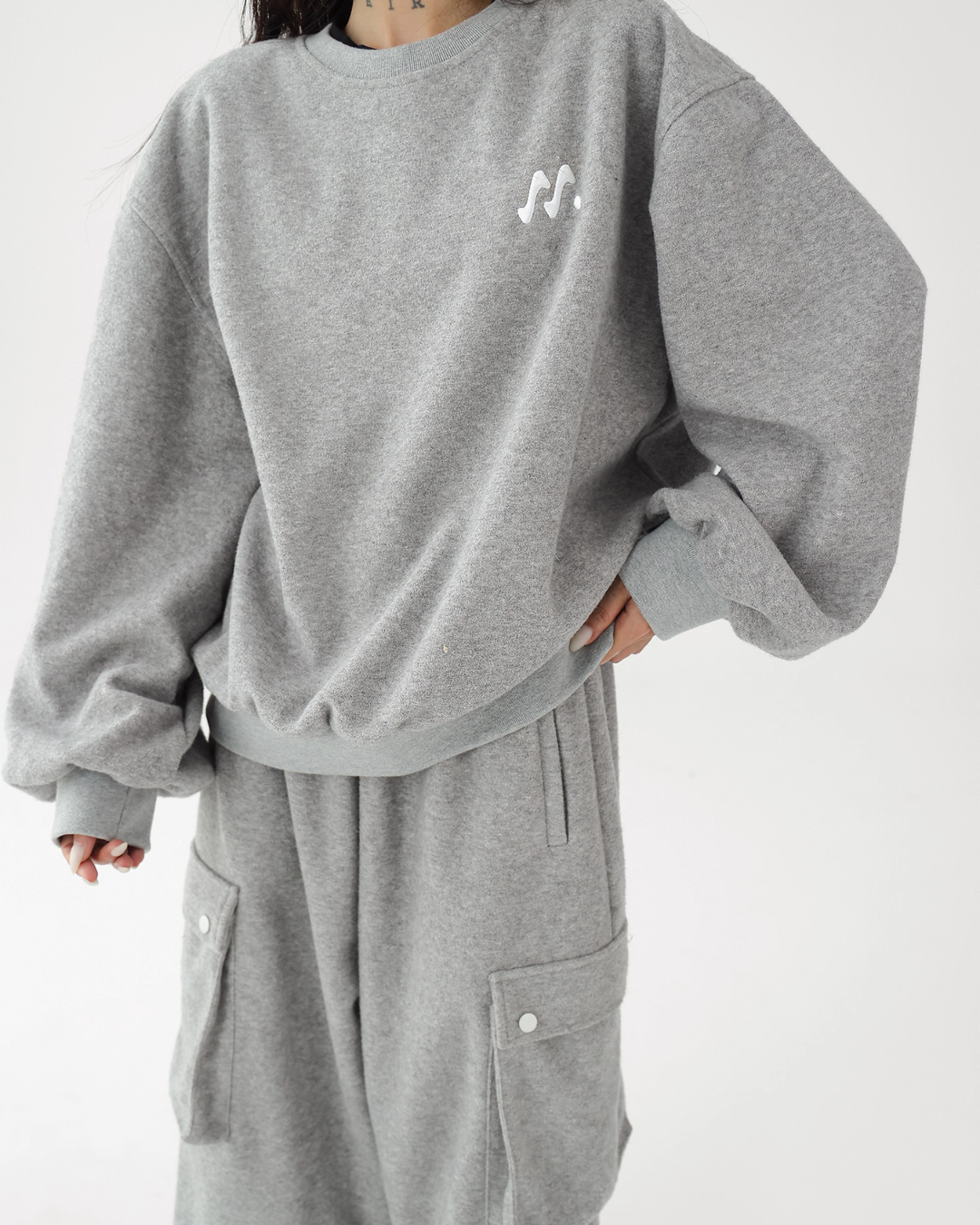 Logo Sweat Top / Pocket Sweat Pants / Stand Collar Down Vest ACS0334