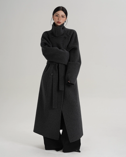 Elegant Long Wool Coat SRS0365