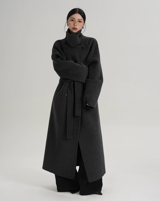 Elegant Long Wool Coat SRS0365