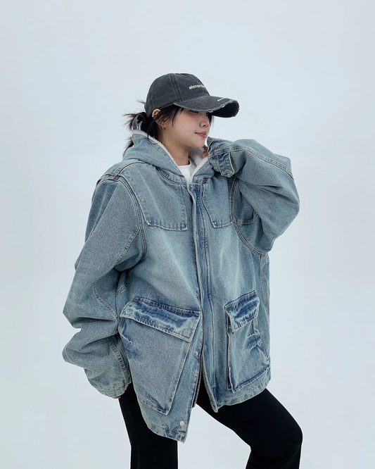 Big Silhouette Denim Jacket YLS0656