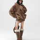 Fur Hoodie Jacket / Fur Shorts ACS0224