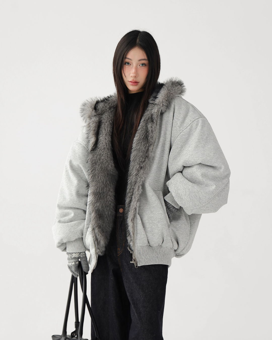 Faux Fur Reversible Blouson ACS0330