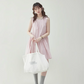 Pink Striped Sleeveless Dress AMU0020