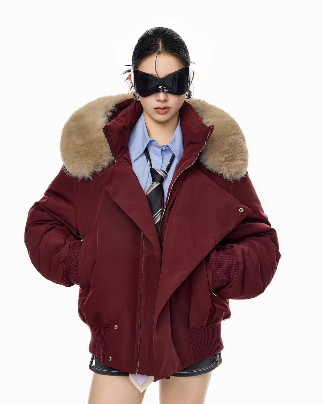 Fur Hood Down Jacket ICM0099