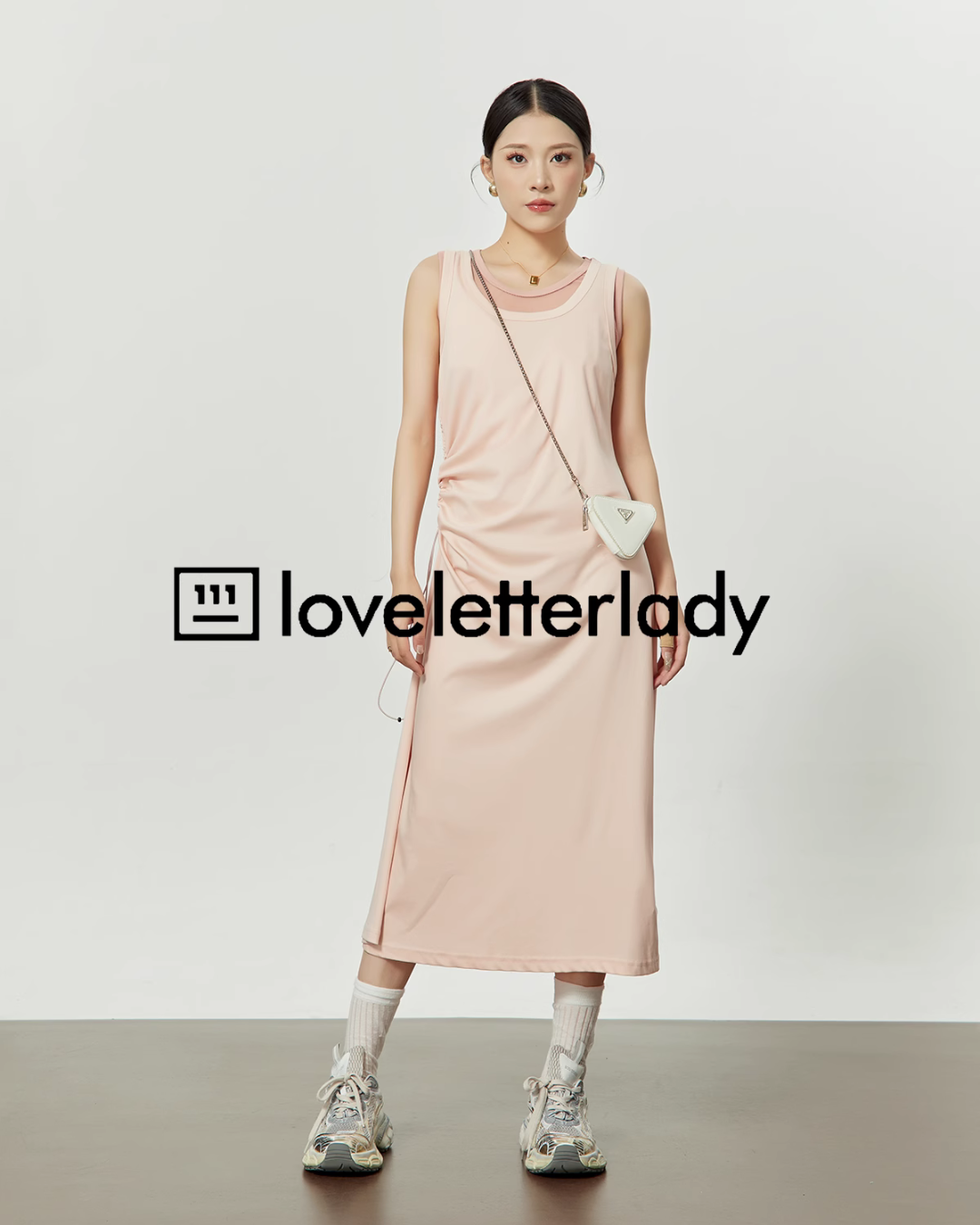 Light Pink Layered Dress  LLA0236