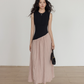 Fake Layered Long Dress VAS0126